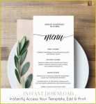 50s Diner Menu Templates Free Download Of Menu Card Template Rustic Dinner Menu Wedding Menu Card