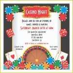 Casino Party Invitations Templates Free Of Casino Night Party event Invitation