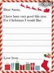 Dear Santa Letter Template Free Of Santa Letter Messy Little Monster