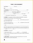 Family Loan Agreement Template Free Of Free Family Loan Agreement Template Pdf Word