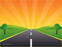 Free Background Templates Of Road to the Peace for Powerpoint Template Backgrounds