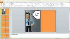Free Comic Book Style Powerpoint Template Of How to Create Cartoons In Powerpoint