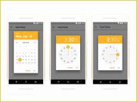Free Dating App Template Of android Date and Time Selector Sketch Freebie Download