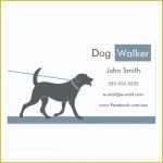 Free Dog Walking Business Card Template Of Dog Walker Business Card