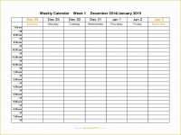 Free Excel Spreadsheet Templates Of Weekly Calendar Spreadsheet