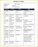 Free Itinerary Template Of Trip Itinerary Template 33 Free Word Excel Documents