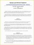 Free Living Will Template Illinois Of Last Will and Testament Sample Free Printable Documents