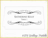 Free Place Card Template Word Of 7 Table Name Cards Template Word Iappt