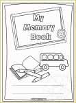 Free Printable Memory Book Templates Of End Of the School Year My Memory Book