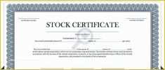 Free Stock Certificate Template Of صورة نموذج شهادات الأسهم