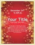 Free Template for Holiday Party Flyer Of Joy Christmas Flyer Template
