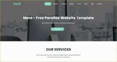 Review Website Template Free Of Mate Free E Page Template Download and Review