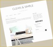 Simple Blogger Templates Free Of Clean &amp; Simple Blogger theme Fashion