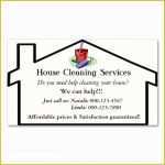 Cleaning Business Templates Free Of House Cleaning Services Business Card Template