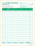 Excel Budget Template Free Of Monthly Bill Spreadsheet Template Free