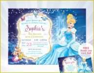 Free Cinderella Birthday Invitation Template Of Princess Cinderella Birthday Invitation Princess Cinderella