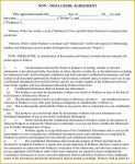 Free Non Disclosure Agreement Template Word Of Non Disclosure Agreement form – 9 Free Word Pdf
