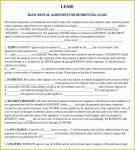 Free Rental Lease Template Of Rental Agreement Templates – 15 Free Word Pdf Documents