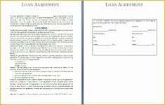 Loan Contract Template Free Of Sample Personal Loan Agreementreference Letters Words