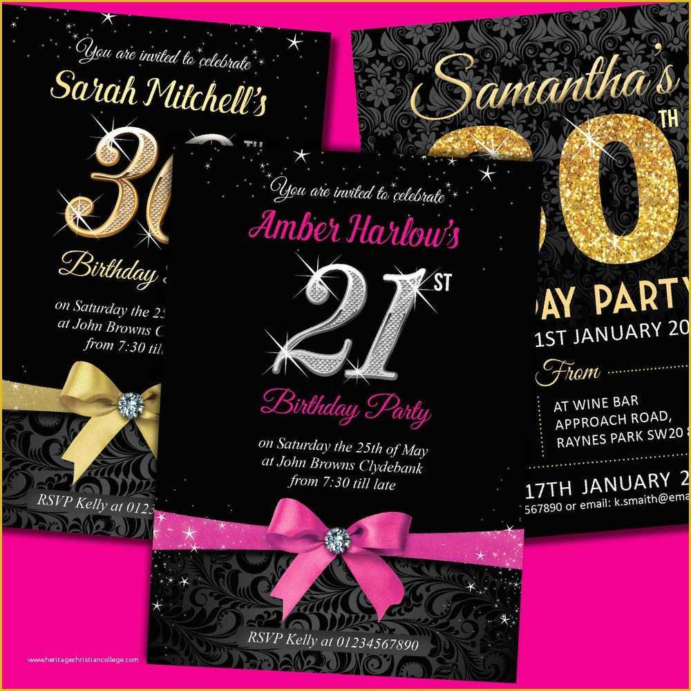 21st Birthday Card Templates Free Of 21st Birthday Invitation Card Templates Free 101 Birthdays