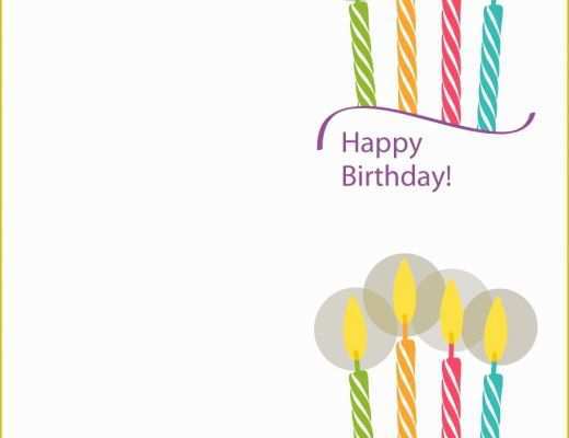 21st Birthday Card Templates Free Of 40 Free Birthday Card Templates Template Lab
