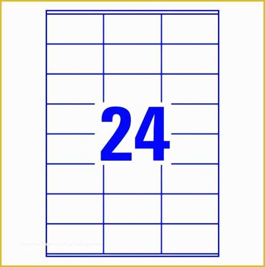 24 Labels Per Sheet Template Free Of 9 Label Templates 24 Per Sheet Piiyi