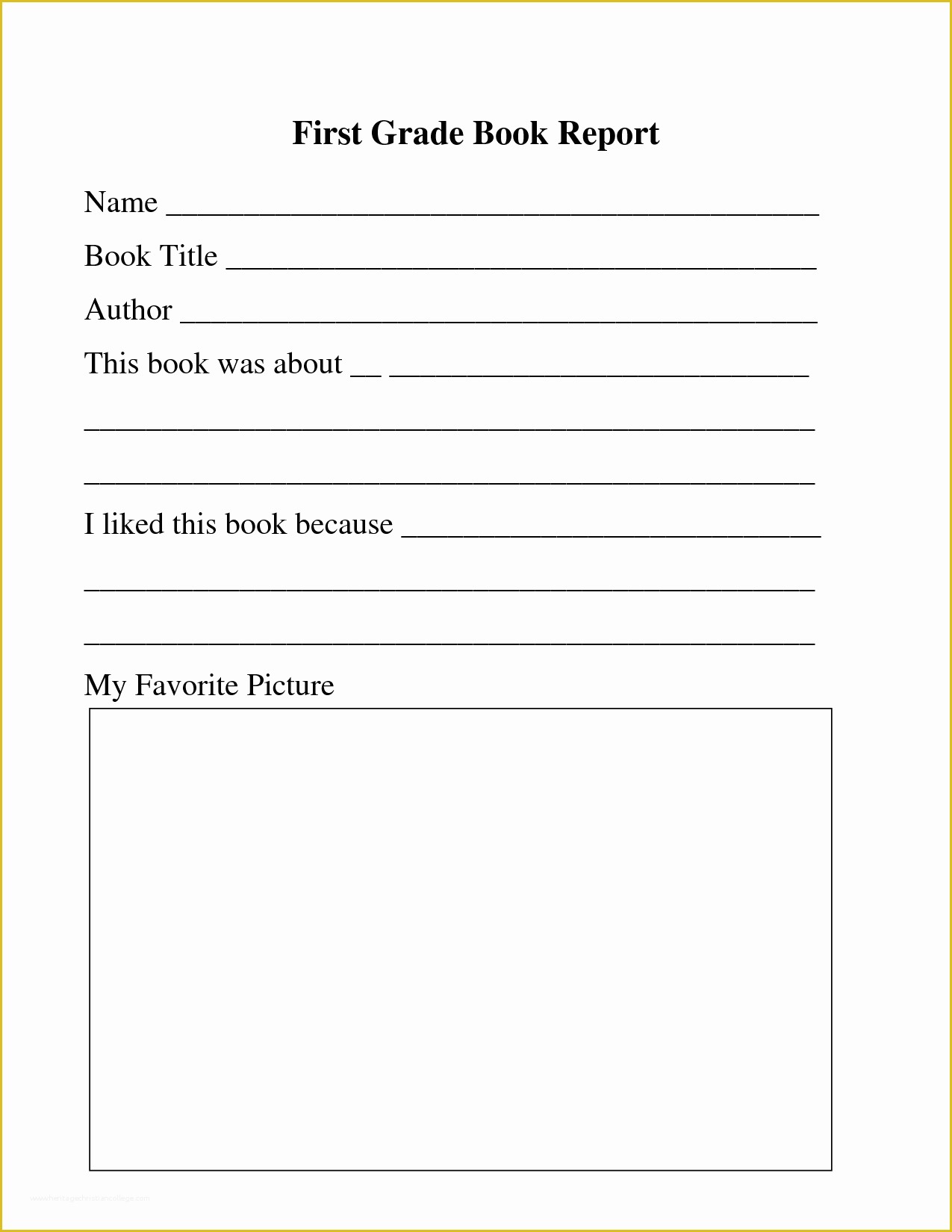 2nd Grade Book Report Template Free Of Book Report Templates First Grade 1000 Ideas About Book