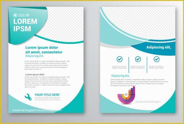 3 Fold Brochure Template Free Download Of Brosur Desain Template Dengan Kotak Kotak Kurva Ilustrasi