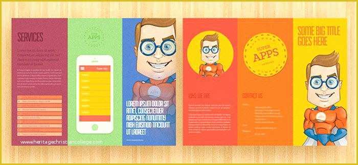 3 Fold Brochure Template Free Download Of Fold Brochure Templates Illustrator Publisher Word Pages