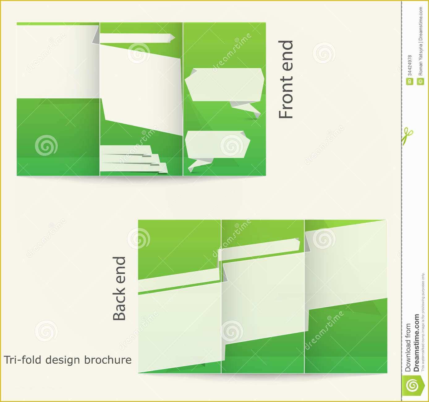 3 Fold Brochure Template Free Download Of Tri Fold Brochure Design Stock Vector Illustration Of