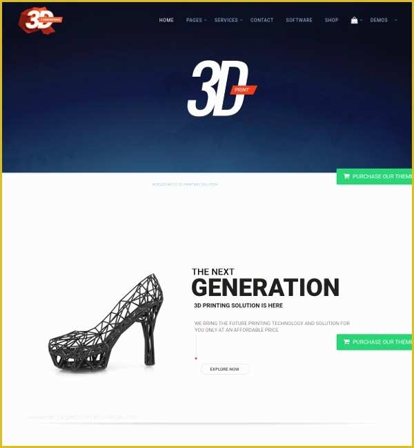 3d Printer Templates Free Of 11 Printing Wordpress themes & Templates