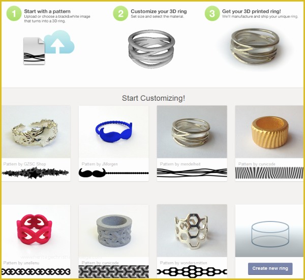 3d Printer Templates Free Of 3ders Design Your Own 3d Printed Ring with Shapeways
