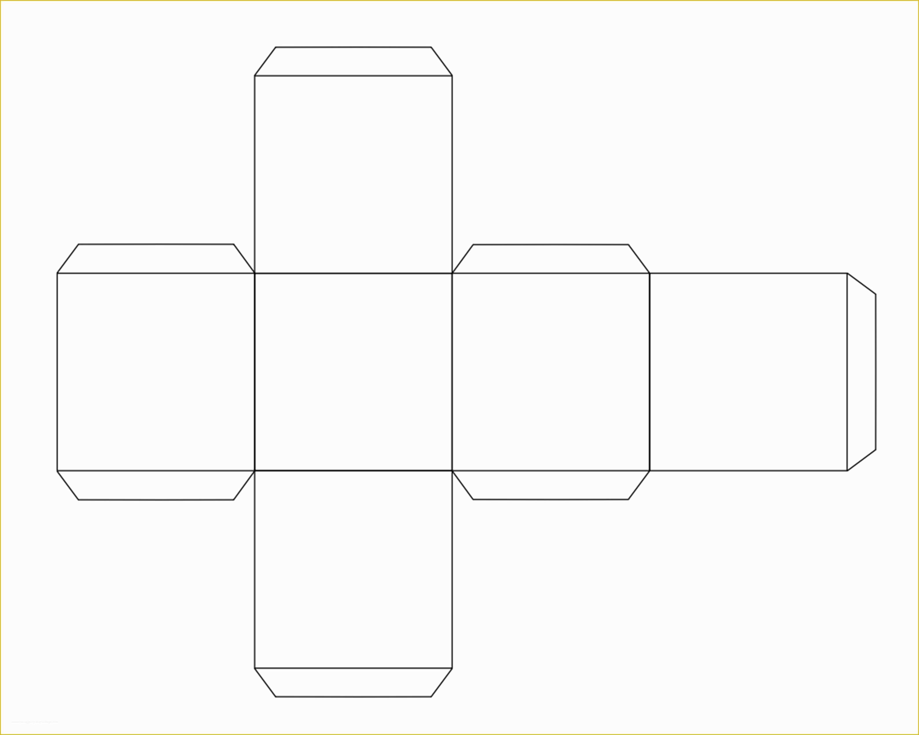 3d Printer Templates Free Of 5 Best Of Printable Cube Template Cut Out 3d Cube