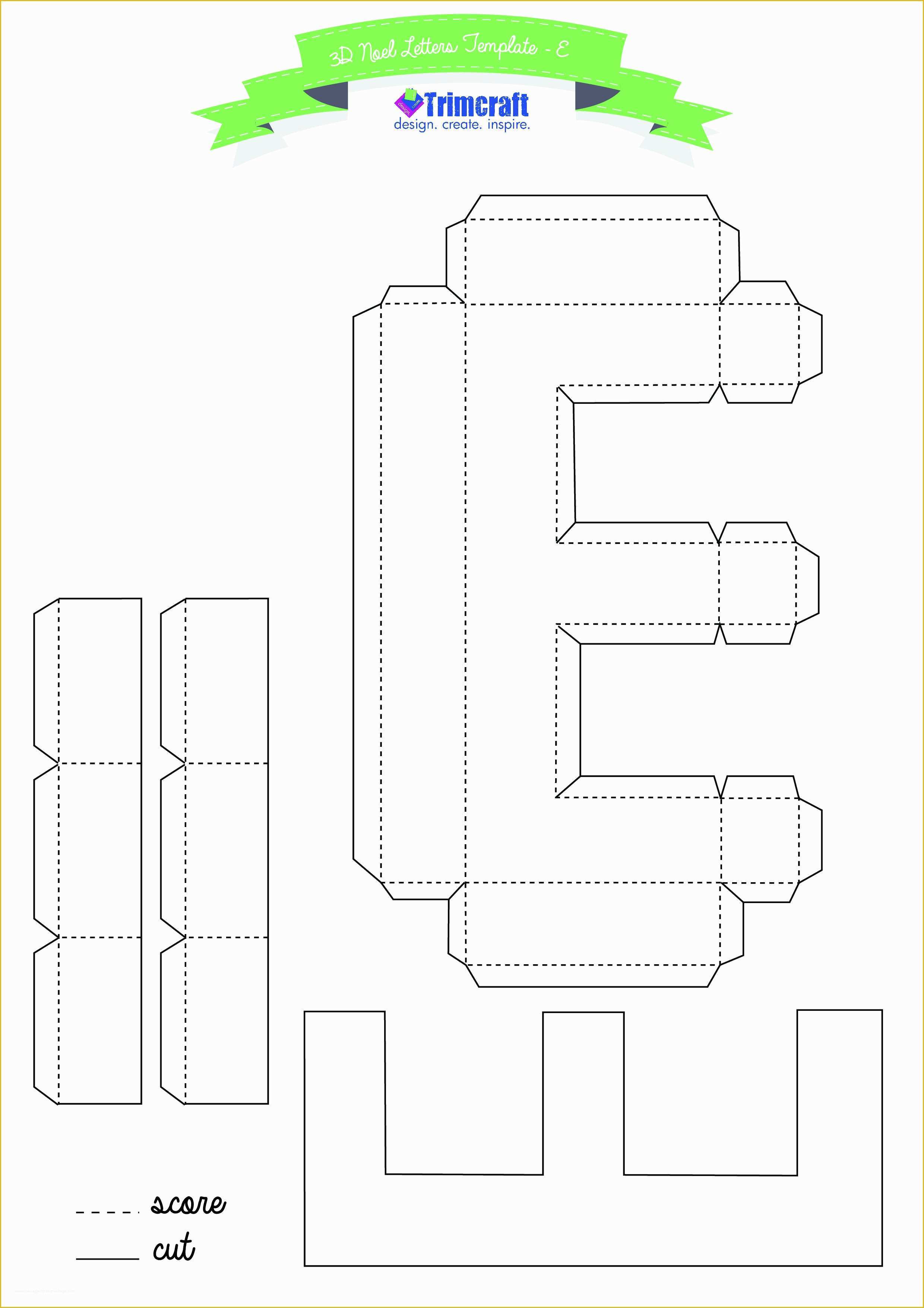 3d Printer Templates Free Of Festive 3d Printable Noel Letters with Free Template