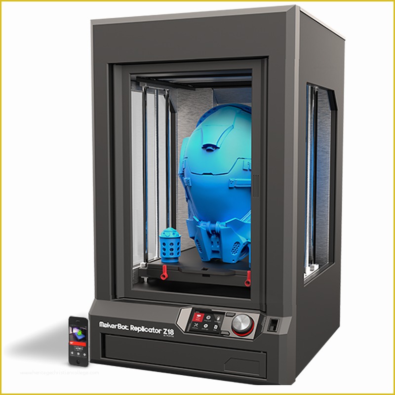 3d Printer Templates Free Of Makerbot Replicator Z18 3d Printer