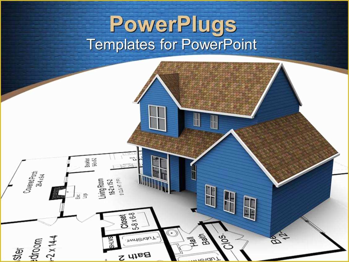 3d Printer Templates Free Of Powerpoint Template A 3d House On A White Paper with A