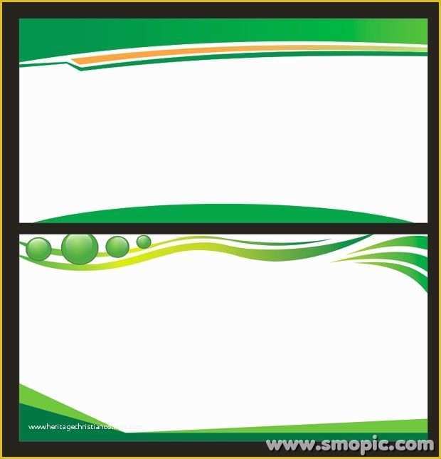 3d Web Design Templates Free Download Of 2 Billboards Green Background Design Template Vector Cdr