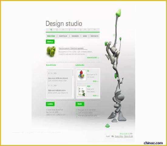 3d Web Design Templates Free Download Of Graphic Design Flash Template – Over Millions Vectors