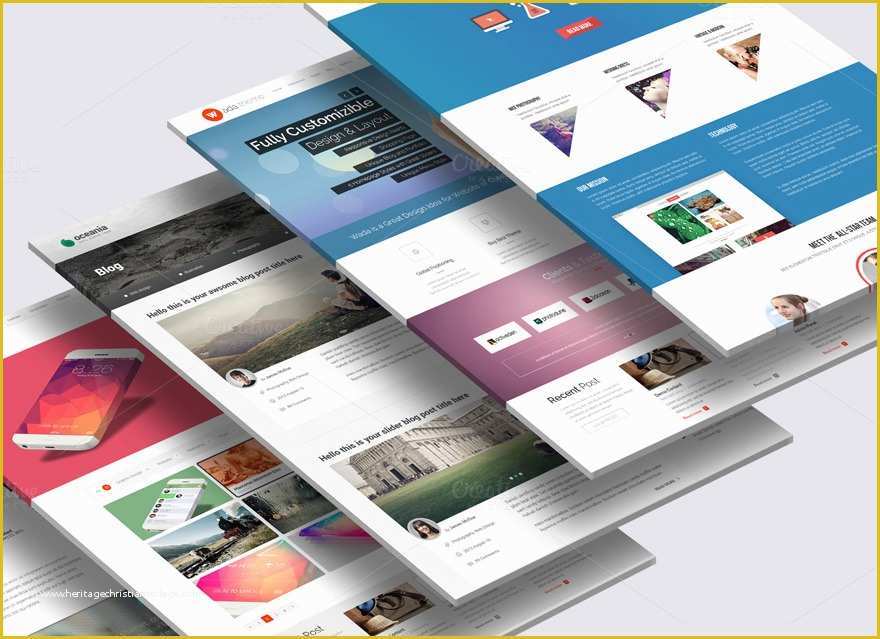 3d Web Design Templates Free Download Of Perspective Website Psd Mockup Templates