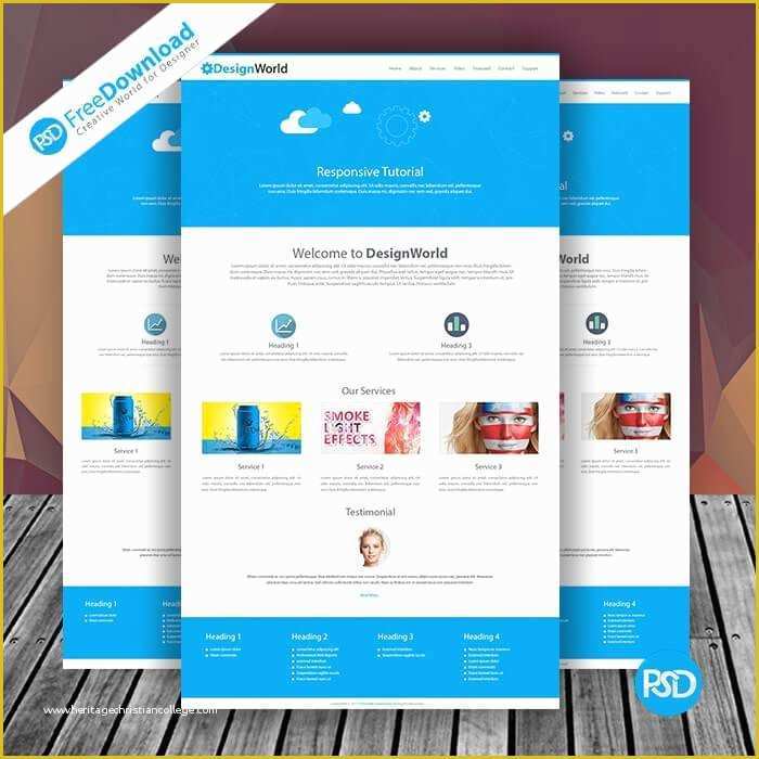 3d Web Design Templates Free Download Of Website Design Template Free Mockup Psd Free Download
