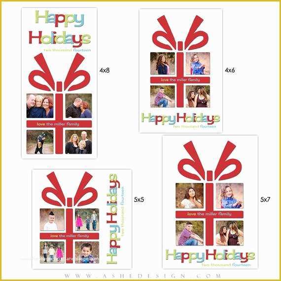 4x6 Christmas Photo Card Template Free Of Christmas Card Set the Gift Card Set