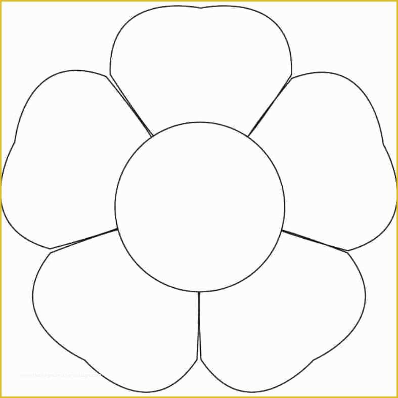 5 Petal Flower Template Free Printable Of Download by Tablet Desktop original Size Back to 5 Petal