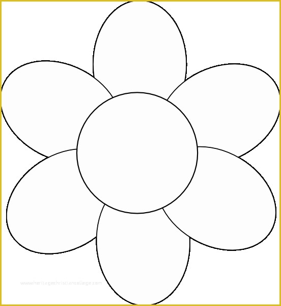 5 Petal Flower Template Free Printable Of Flower Template Free Printable Google Search