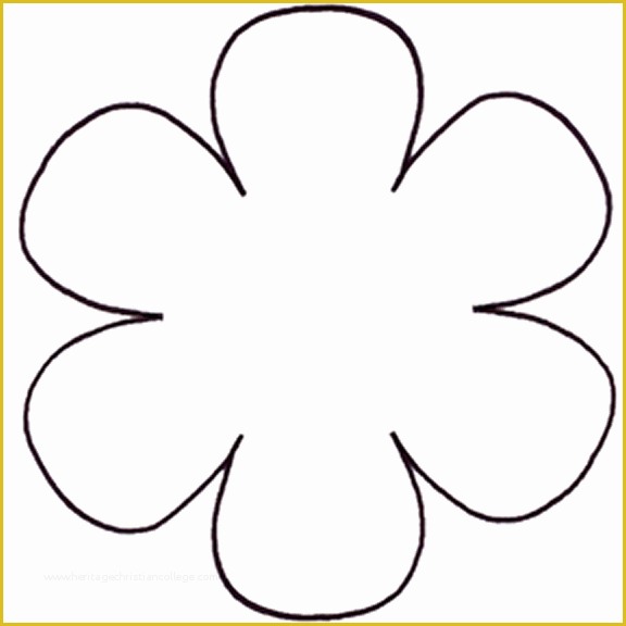 5 Petal Flower Template Free Printable Of Pin by Peggy Richards On Projects to Try