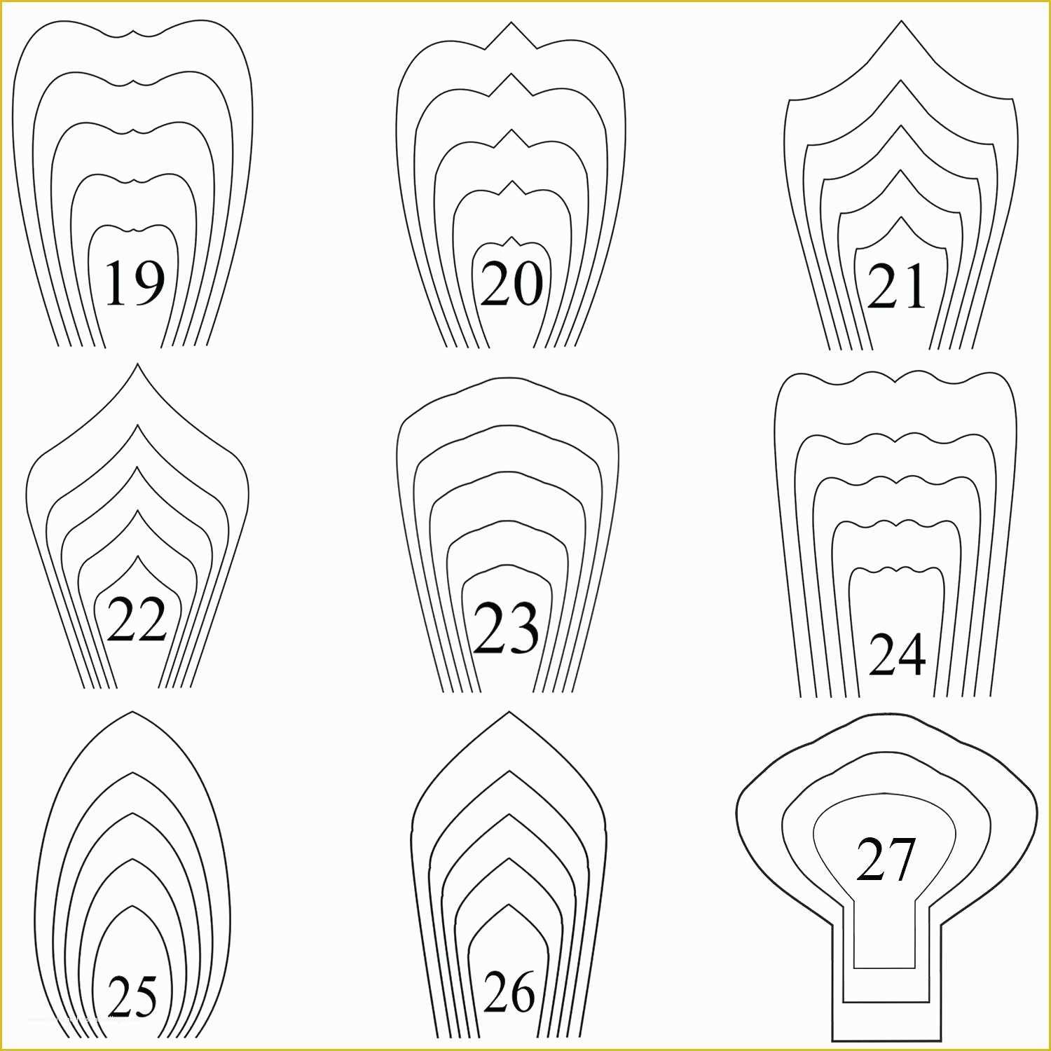 5 Petal Flower Template Free Printable Of Template Flower Template Printable