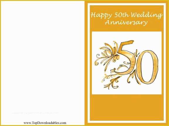 50th Anniversary Templates Free Of 7 Best Of Anniversary Card Free Printable Template