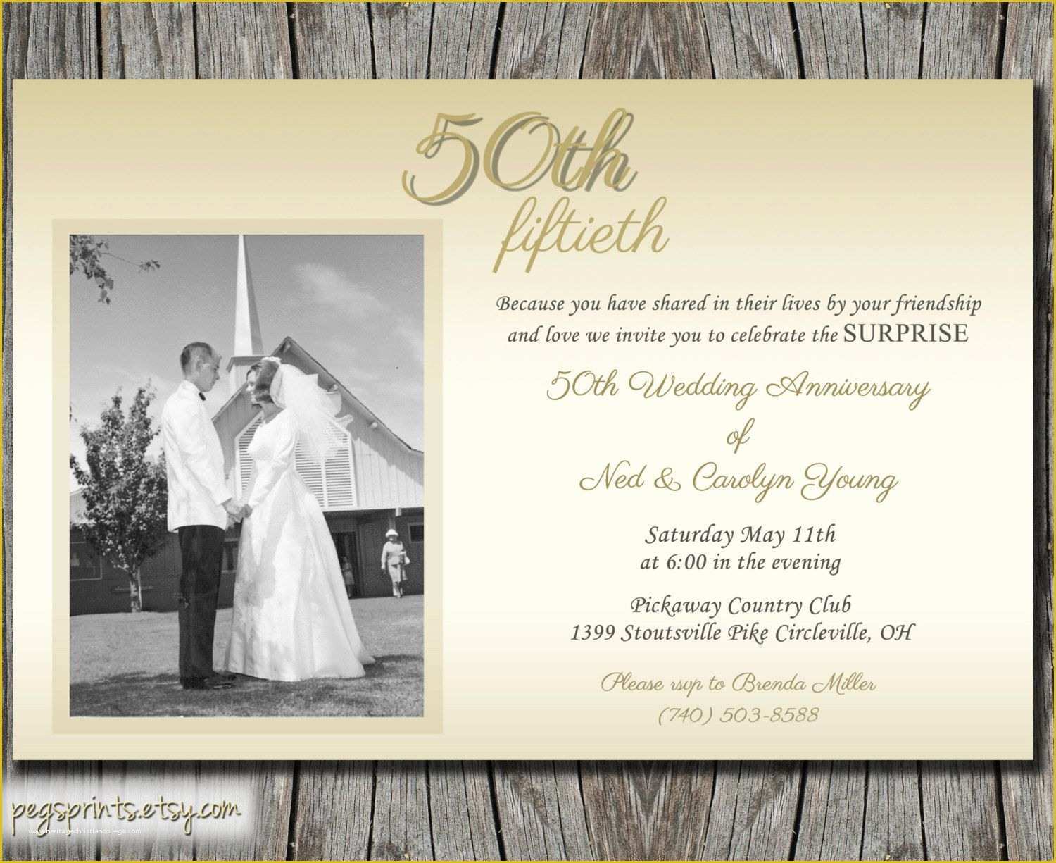 50th Anniversary Templates Free Of Golden Wedding Anniversary Invitation Golden Wedding