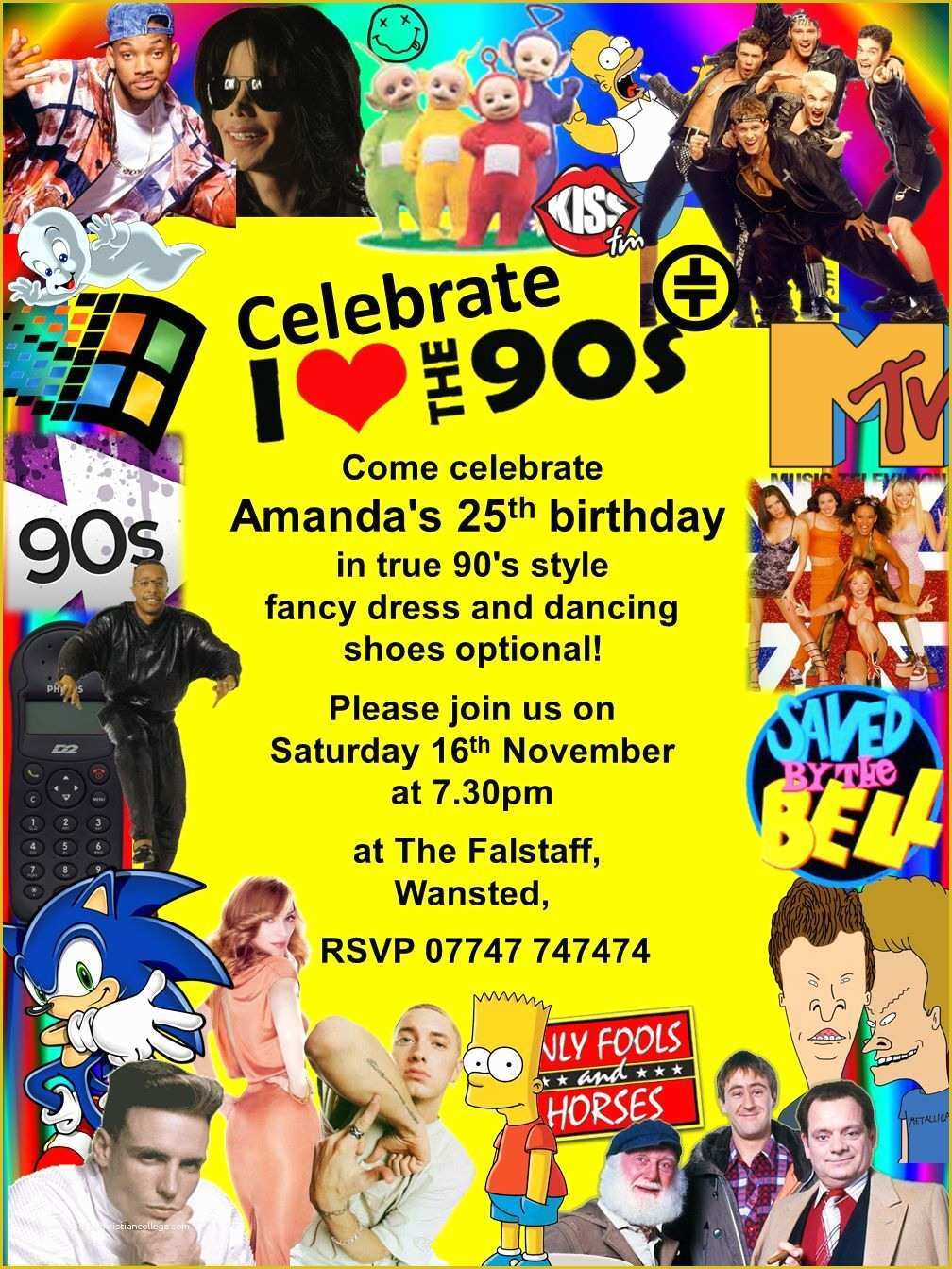 90s Party Invitations Template Free Of 10 Retro New Fancy Dress Disco Birthday Invitations 80s