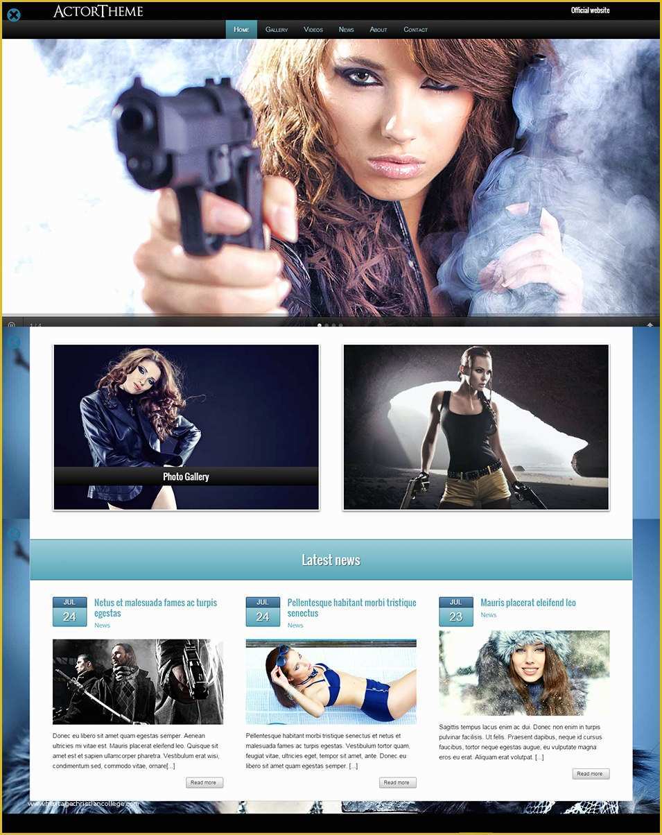 Actor Website Templates Free Download Of Actor Website Templates & themes Free & Premium