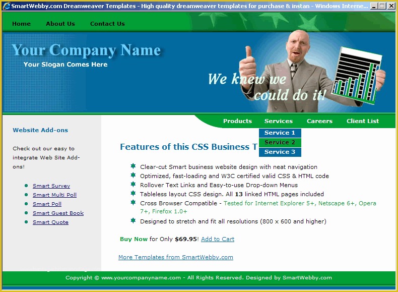 Actor Website Templates Free Download Of Clear Cut Business Template